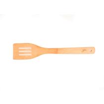 Espátula Vazada Em Bambu De Qualidade Yoi