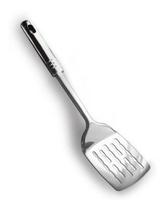 Espátula Vazada Inox Luxo