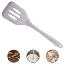 Espátula Vazada Silicone 29,5Cm Resistente Frigideira - Grey