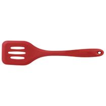 Espátula Vazada Silicone Vermelho Mor