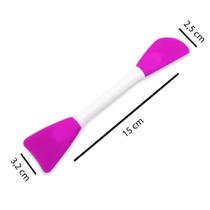Espátulas Duplas de Silicone para Máscara e Maquiagem Aplicação Uniforme Rosa Kit 12 OEM Espátulas Duplas de Silicone para Máscara e Maquiagem Aplicação Uniforme Rosa Kit 12 OEM