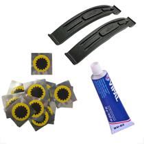 Espátulas Nylon Pneu Bike 02 Peças Cola Bv02 20 Reparos Espátulas Nylon Pneu Bike 02 Peças Cola Bv02 20 Reparos