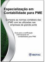 Especialização Em Contabilidade Para PME: Comparativo Entre a Norma Completa e a Pmes