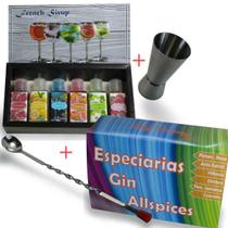 Especiaria para Gin + Xarope + Colher bailarina + Dosador Duplo - Allspice - RoyalBar