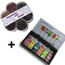 Especiarias para gin - Kit Floris com 6 xaropes + 7 especiarias para drinks e coquetéis