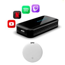 Espelhamento Tela Automotivo Sem Fio Media Player Playtoair +Rastreador Perdido Roubo Furto-Faaftag