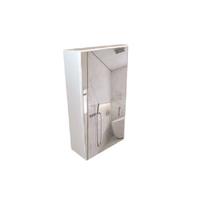 Espelheira 1 porta para banheiro armário oculto aéreo com espelho Espelheira 1 porta para banheiro armário oculto aéreo com espelho