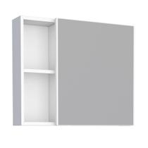 Espelheira 1 Prateleira em Aço Viseu Branco