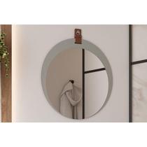 Espelheira Banheiro Lua Oval 60x60cm Platina MGM Espelheira Banheiro Lua Oval 60x60cm Platina MGM