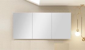 Espelheira Conexion Armario Banheiro Completa C/ 3 portas espelhadas