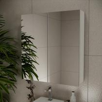 Espelheira de banheiro nature 75cm estilare esp4010 branco ls