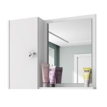 Espelheira e Armario Superior Gênova Branco - Bechara Espelheira e Armario Superior Gênova Branco - Bechara