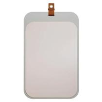 Espelheira MGM Monet 100% MDF Com Alça de material sintético Parede Banheiro Hall Escritório Cor Pistache Espelheira MGM Monet 100% MDF Com Alça de material sintético Parede Banheiro Hall Escritório Cor Pistache