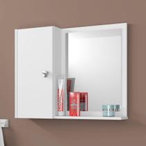 Espelheira para Banheiro 1 Porta Acre Branco Espelheira para Banheiro 1 Porta Acre Branco