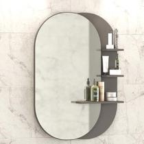 Espelheira para Banheiro 3 Prateleiras Vicenza Móveis Bosi