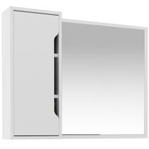 Espelheira para Banheiro 80 cm com 1 Porta