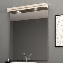 Espelheira para Banheiro 80cm Cewal com LED Patina/Branco - CEWAL MOVEIS LTDA