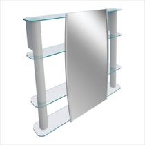 Espelheira Slip I Sobrepor 64cm x 80cm Plus Prata/Silver Espelheira Slip I Sobrepor 64cm x 80cm Plus Prata/Silver