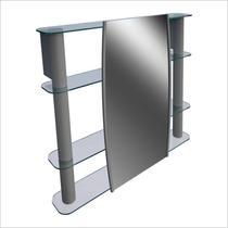 Espelheira Slip I Sobrepor 64cm X 80cm Plus Silver