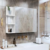 Espelheira Suspensa Iris Para Banheiro / Closet Porta e Nichos Armário - Quality Móveis Espelheira Suspensa Iris Para Banheiro / Closet Porta e Nichos Armário - Quality Móveis