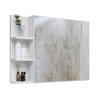 Espelheira Suspensa Iris Para Banheiro / Closet Porta e Nichos Armário - Quality Móveis