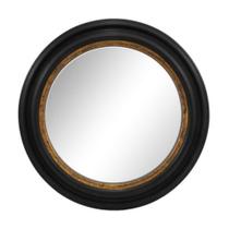 Espelho 110cm Redondo Moldura Madeira Alta Decoração Luxo Espelho 110cm Redondo Moldura Madeira Alta Decoração Luxo