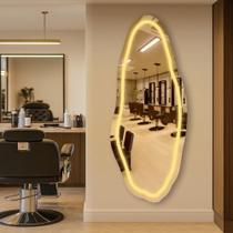 Espelho 180x60 e05 polido led jateado 01 amarelo touch