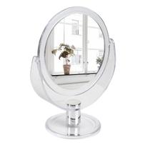 Espelho 2 Lados Duplo com Suporte Giratório Rotação 18X13