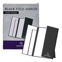 Espelho 3 Lados Dobrável com Suporte para Mesa Black Fold Mirror Klass Vough Espelho 3 Lados Dobrável com Suporte para Mesa Black Fold Mirror Klass Vough