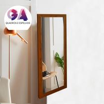 Espelho 30x75 Moldura marrom Para Decoração Corredor, Quarto E Sala Espelho 30x75 Moldura marrom Para Decoração Corredor, Quarto E Sala