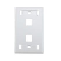 Espelho 4 x 2 Com 2 Saída Para Keystone Branco Espelho 4 x 2 Com 2 Saída Para Keystone Branco