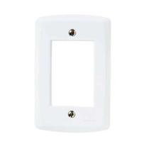 Espelho 4x2 03 Módulos Branco Tramontina - Linha Lux2 - Termoplástico - Modular