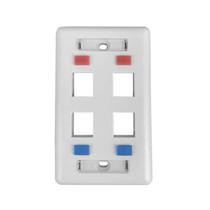 Espelho 4x2 04 Saídas Fixo Branco