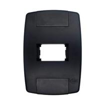 Espelho 4x2 1 Módulo Horizontal Preto - Linha Lev - Ilumi - SKU 23568 Espelho 4x2 1 Módulo Horizontal Preto - Linha Lev - Ilumi - SKU 23568
