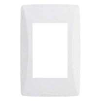 Espelho 4x2 3 Módulos Horizontal - Linha Petra - Mectronic