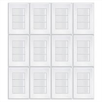 Espelho 4x2 C/ 3 Interruptores 16a Linha Evidence Kit 12 Espelho 4x2 C/ 3 Interruptores 16a Linha Evidence Kit 12