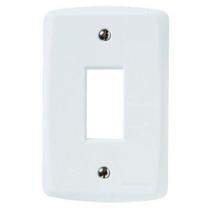 Espelho 4x2 Módulo Vertical Lux2 Tramontina - Branco - Termoplástico - Parafusos Inclusos Espelho 4x2 Módulo Vertical Lux2 Tramontina - Branco - Termoplástico - Parafusos Inclusos