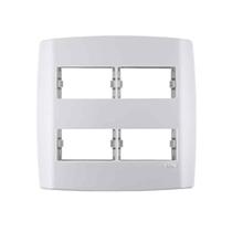 Espelho 4x4 04 Módulos Separados - Linha Slim - Ilumi