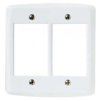 Espelho 4x4 06 Módulos Tramontina Lux2 Branco - Sistema Modular Com Parafusos
