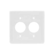 Espelho 4x4 Com 2 Tomadas Redondas - Linha Stylus - Ilumi