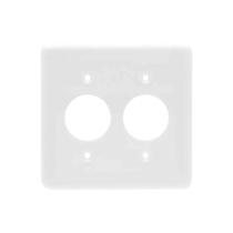 Espelho 4x4 com 2 Tomadas Redondas - Linha Stylus - Ilumi