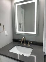 Espelho 50x90 LED 3 cores frio neutro quente banheiro retangular jateado hd touch 90x50 horizontal ou vertical Espelho 50x90 LED 3 cores frio neutro quente banheiro retangular jateado hd touch 90x50 horizontal ou vertical