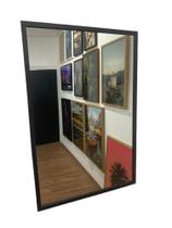 Espelho 60x90 Com Moldura Preta Lyo Espelho 60x90 Com Moldura Preta Lyo
