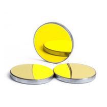 Espelho a Laser Cloudray 19mm Banhado a Ouro 3 Peças para CO2 Espelho a Laser Cloudray 19mm Banhado a Ouro 3 Peças para CO2