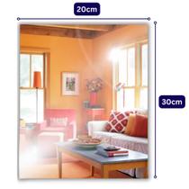 Espelho Adesivo Auto Colante Decorativo Oval ou Retangular para sala ou banheiro Espelho Adesivo Auto Colante Decorativo Oval ou Retangular para sala ou banheiro