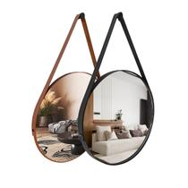 Espelho Adnet Redondo 30cm Kit com 2 unidades para Banheiro Quarto Sala