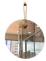 Espelho Adnet Redondo 50x50cm Com Alça em Corda de Sisal Espelho Adnet Redondo 50x50cm Com Alça em Corda de Sisal