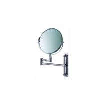 Espelho articulado dupla face giratorio para banheiro e salao de parede para barba e maqu - Makeda