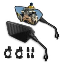 Espelho ATV Esploratori Side Rearview para bicicleta e motocicleta