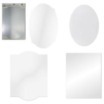 Espelho Autoadesivo Sortidos Decorativo 50X35Cm Na Solapa